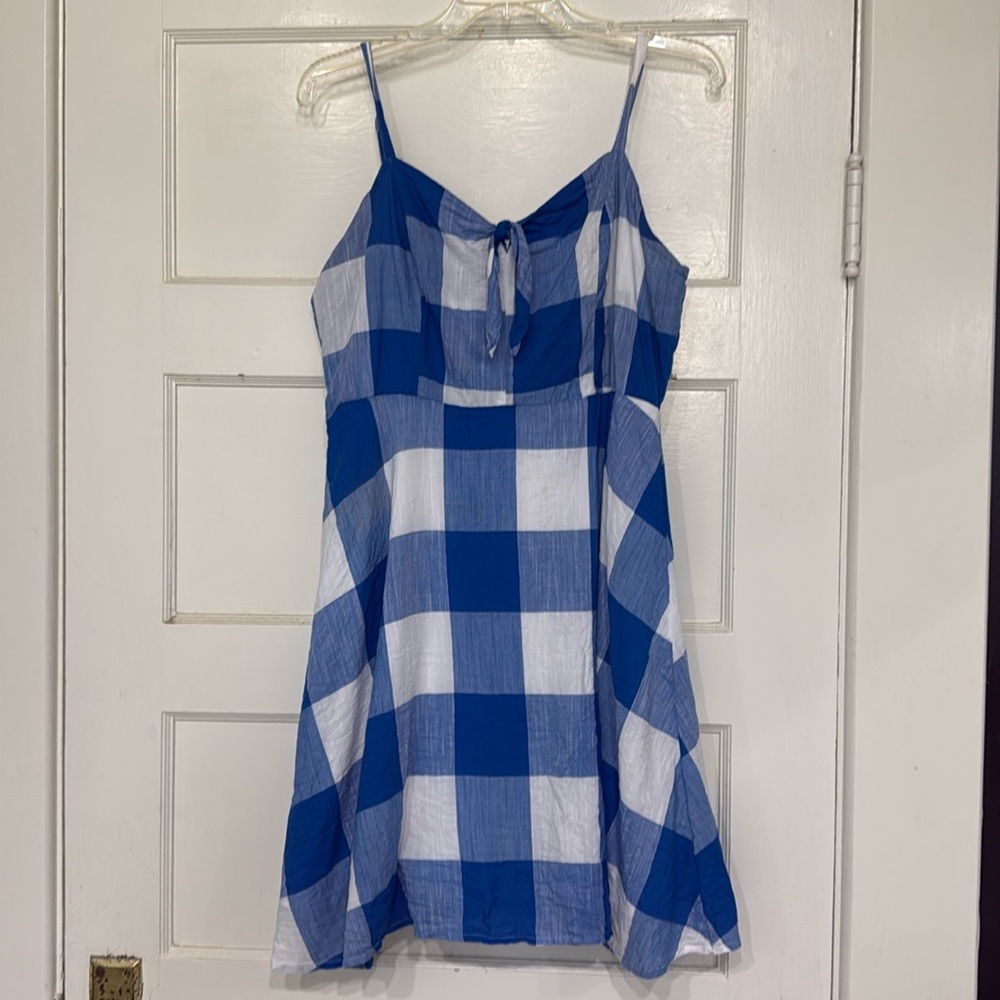 Beautiful blue Gingham sundress
